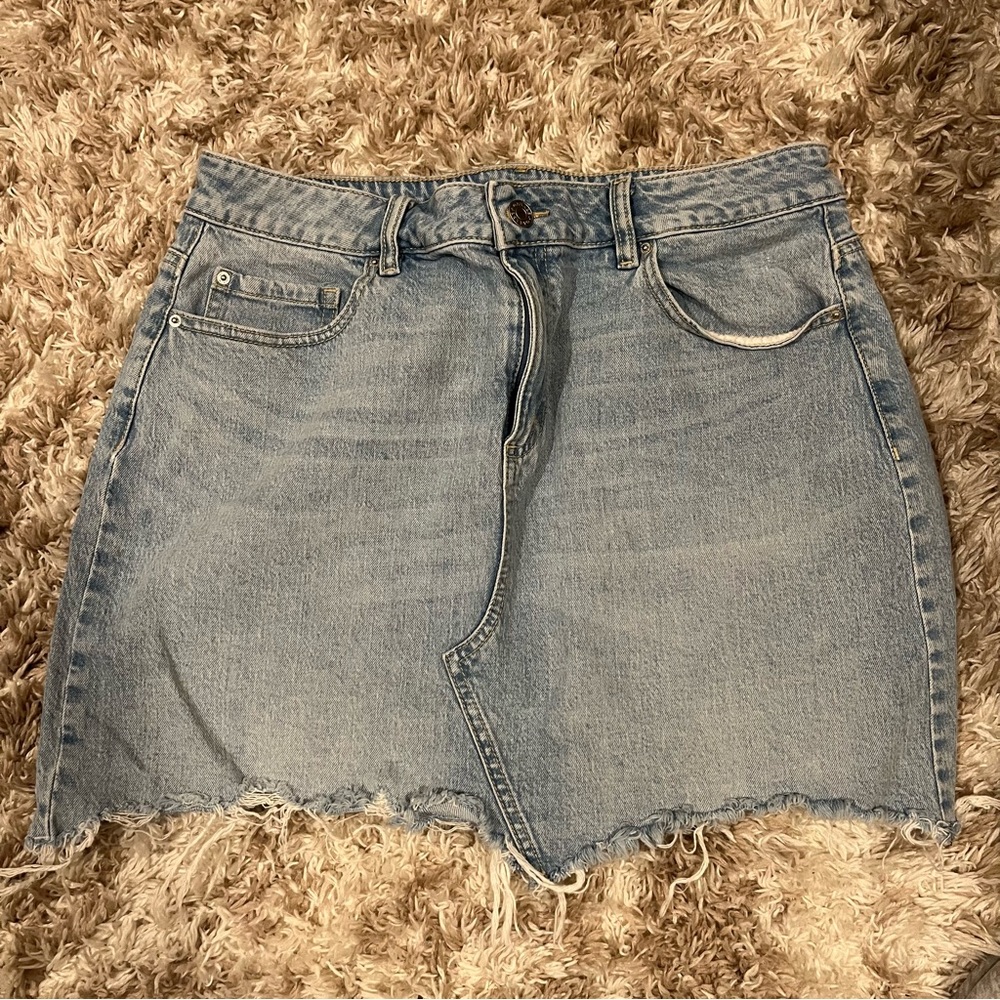 Garage denim skirt